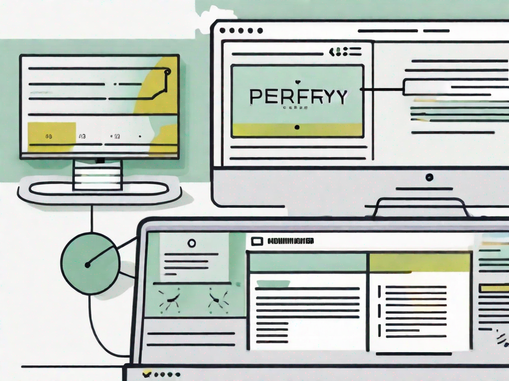 A computer screen displaying the peerfly website interface with a highlighted section indicating the offer setup process